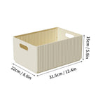 FoldEase Foldable Storage Basket with Handle
