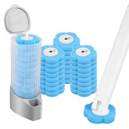 D 24Pcs blue head