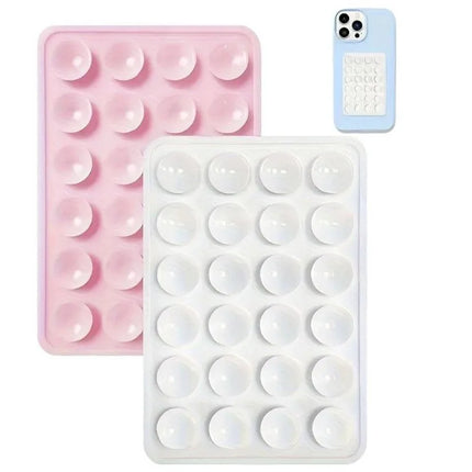 Silicone Suction Phone Holder Anti-Slip Wall & Desk Mount Sticker Stand