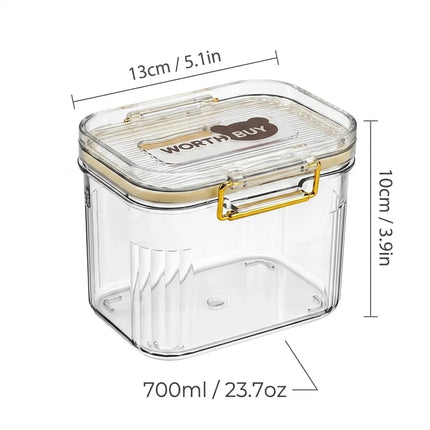 FreshKeep Stackable Airtight Food Storage Container