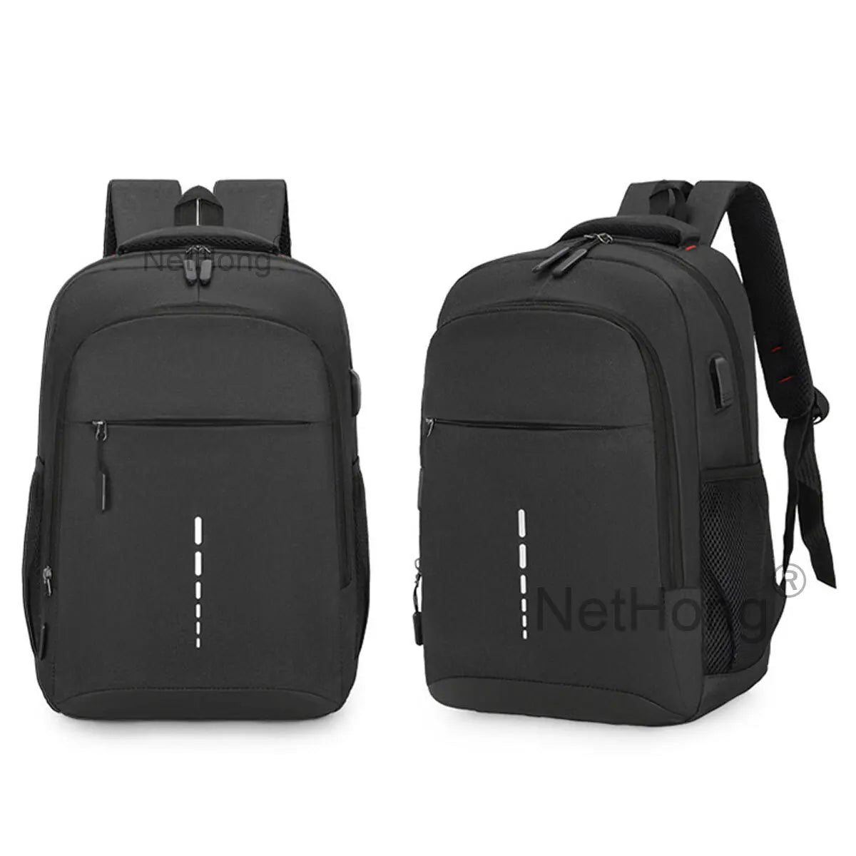 Retro Backpack School Rucksack For Laptop/Travel/Work Plain Bag women/men UK