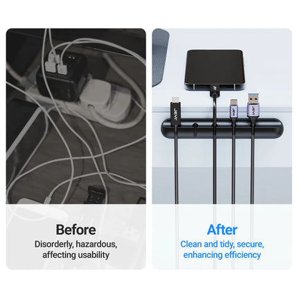 CableGrip Adhesive Cord Organizer Clips for Desktop USB & Power Cable Management