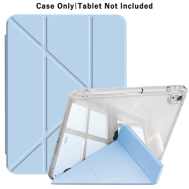 ClearFold Y Flip Case for iPad Transparent Smart Cover for iPad 10.2 Air Pro Mini Series