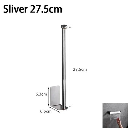 Stainless steel paper towel holder under sink kitchen organizer rack for storage and easy access