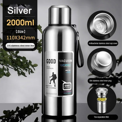 Stainless Steel Insulated Thermos Tumbler Large Capacity Travel Mug