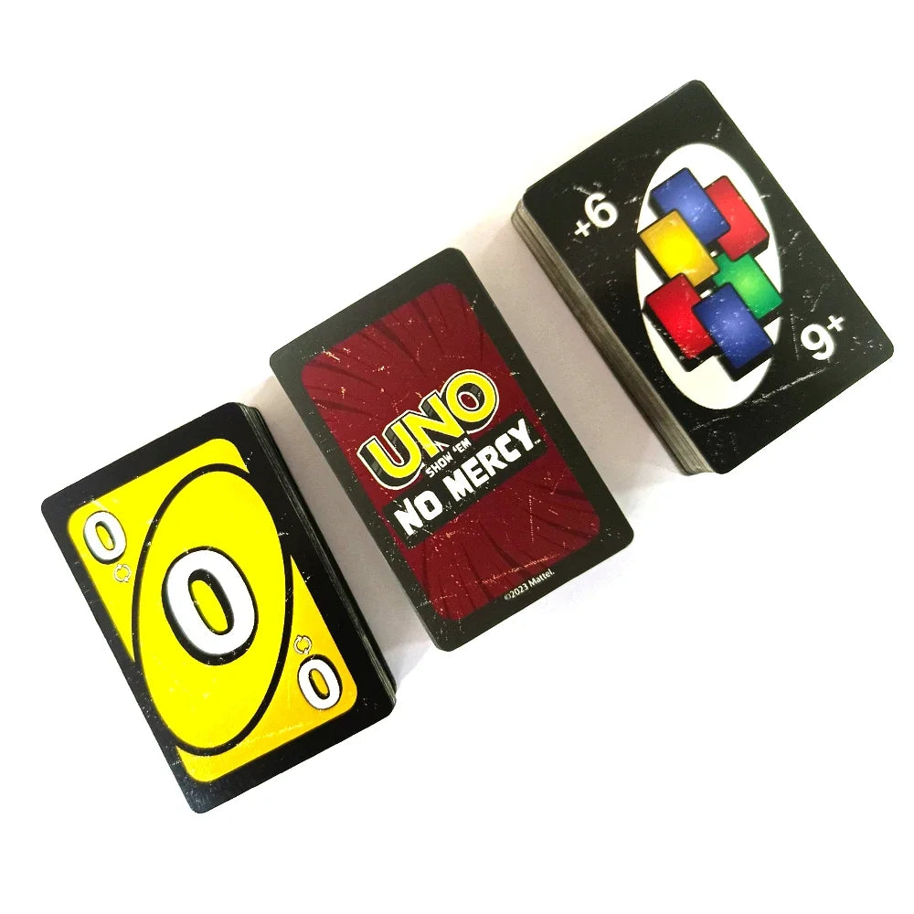 Uno No Mercy Game: Family Party Entertainment with Uno Cards, Table Game for Children's Birthday and Christmas