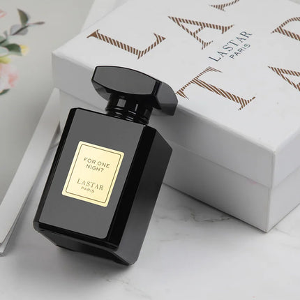 OKEWOW LASTAR Pheromone Perfume 55ml cedar-scented Eau de Parfum bottle with long-lasting fragrance displayed.