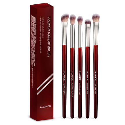 Velora Beauty 5pcs Eyeshadow Brush Set Concealer Shader Soft Bristles Makeup Tools