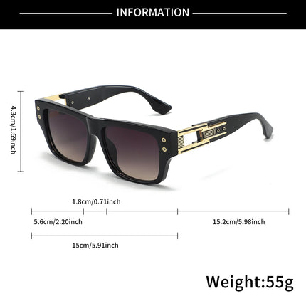 Y2K Retro Unisex Sunglasses with UV Protection