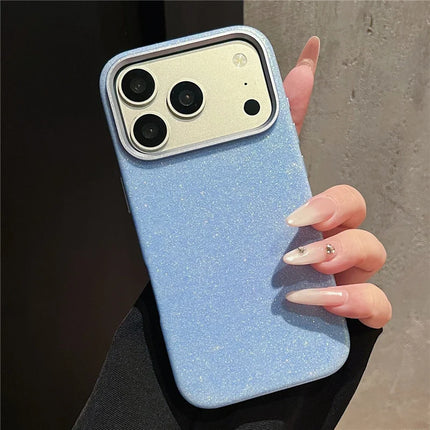 Bling PU Leather MagSafe Case for iPhone 17 Pro Max / 17 Pro / 16 Pro Metal Lens Cover