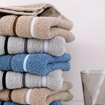 SoftNest Cotton Towels Pack Absorbent Bath Face Towel Home Use Multi Color Set