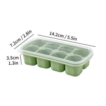 IceFlex Silicone Ice Cube Tray with Lid for Drinks & Whisky