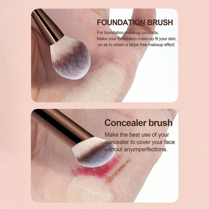 ProBlend 7-Piece Makeup Brush Set with Dual-Ended Face Brushes