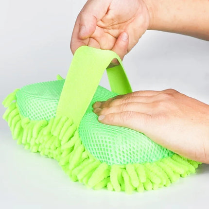 DriveSilk Car Care Kit Microfiber Wash Sponge Gloves Auto Detailing Cleaning Set