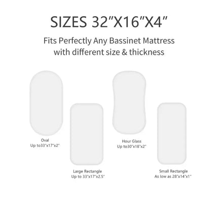 Breathable muslin cotton baby fitted sheet in solid color, universal crib bed sheet by OKEYWOW for newborns.