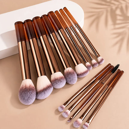 ProBlend Dual-Ended Makeup Brush Set for Face & Eyes