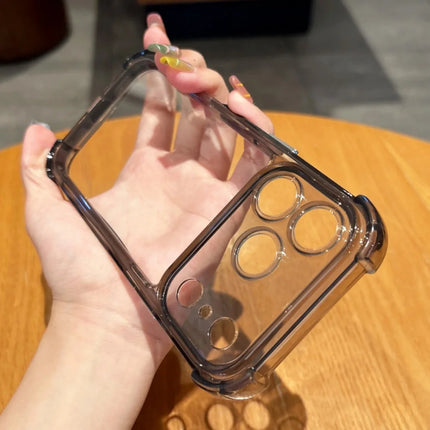 Airbag Armor Shockproof Case for iPhone 17/16/15/14/13/12/11 Pro Max Transparent Hard Cover