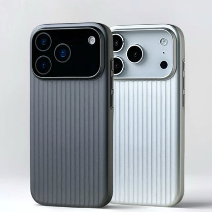 MagSafe 3D Stripe Phone Case iPhone 17–14 Pro Max Shockproof Matte Wireless Charge Cover