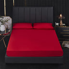 Dark Red / Pillowcase 48x74cmx2