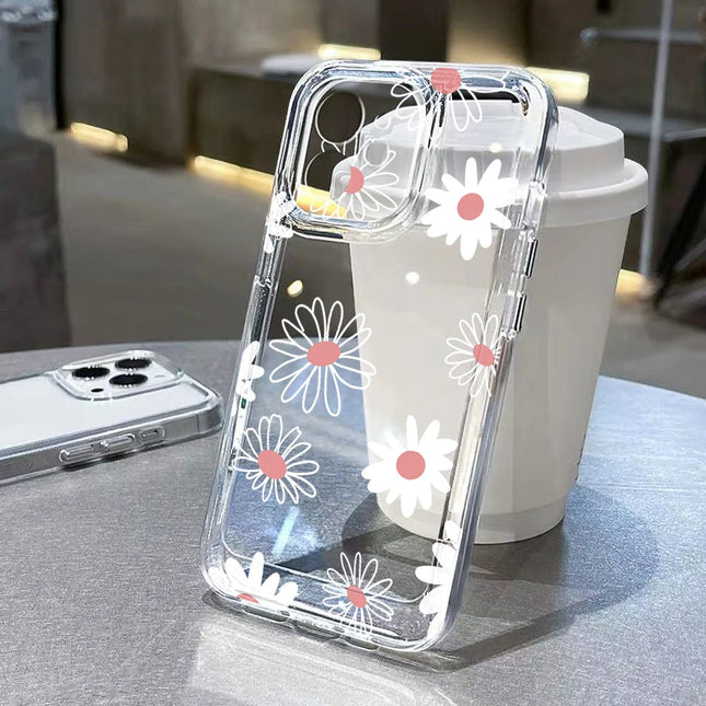 FloraBloom Clear Case for Samsung Galaxy S26/S25 Ultra/S24 FE/A56/A55 Shockproof Cover