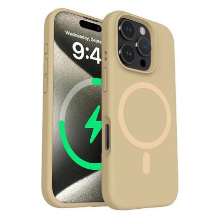 SilkCore MagSafe Silicone Case for iPhone 17 Pro Max/17 Pro/17 Air/17/16 Solid Color Wireless Charge Cover