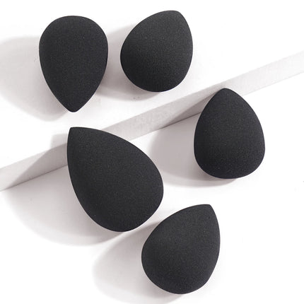 Velora Beauty 5pcs Makeup Sponge Blender Set Foundation Concealer Dry & Wet Cosmetic Puff
