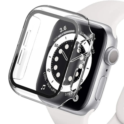 WatchGuard Glass Case for Apple Watch Ultra 2/Series 9/8/7/6/SE 41mm–49mm Screen Protector Cover
