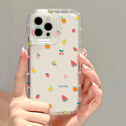 OKEYWOW clear iPhone case with soft TPU shockproof cover for iPhone 11 Pro Max, XR, XS, SE, and 17 models, transparent design.