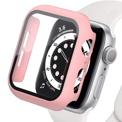 WatchGuard Glass Case for Apple Watch Ultra 2/Series 9/8/7/6/SE 41mm–49mm Screen Protector Cover