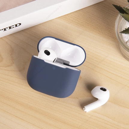 Durable OKEYWOW AirPods 4th Gen silicone protective case with soft, flexible cover for charging case protection.