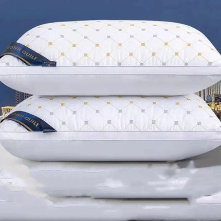 OKEYWOW hotel cervical support pillow for sleep, ergonomic bed pillow designed for home and dormitory comfort.