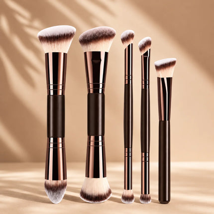 ProBlend Dual-Ended Makeup Brush Set for Face & Eyes