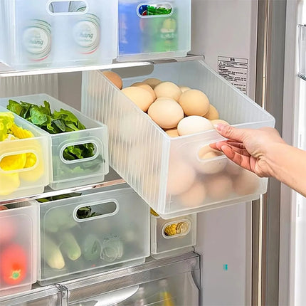 FoldFresh Refrigerator Storage Box with Handle