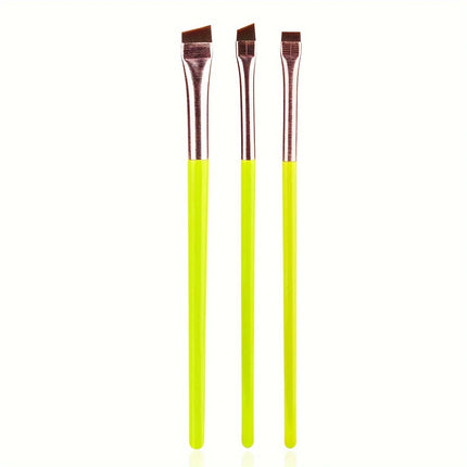 Precision 3-Piece Eyeliner & Eyebrow Makeup Brush Set