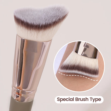 Velora Beauty Contour Makeup Brush Cheek Forehead Jaw Nose Blending Face Tool