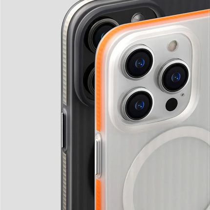 Corrugated MagSafe Case for iPhone 17/16/15/14/13 Pro Max Non-Slip Matte Hard Cover