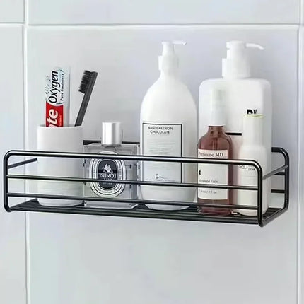 IronWall Metal Storage Shelf Bathroom Kitchen Organizer Rack Wall Mount