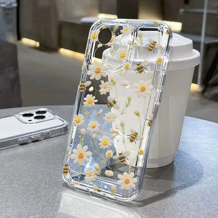 FloraBloom Clear Case for Samsung Galaxy S26/S25 Ultra/S24 FE/A56/A55 Shockproof Cover