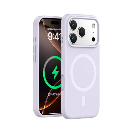 SilkCore MagSafe Silicone Case for iPhone 17 Pro Max/17 Pro/17 Air/17/16 Solid Color Wireless Charge Cover