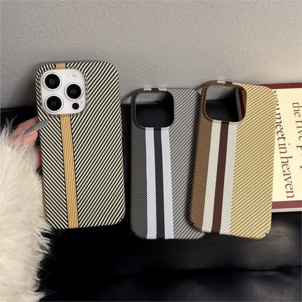 CarbonElite PC Armor Case for iPhone 17 Air/16/15/14 Plus/13/12 Pro Max/11 Slim Shockproof Cover