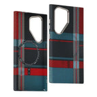 Blue Red Plaid / For Galaxy S25 Ultra