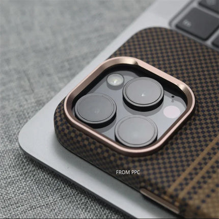 OKEYWOW MagSafe charging case for iPhone 16/15/14 Pro Max with carbon relief matte finish and camera lens protection.