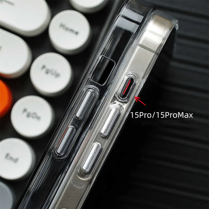 Corrugated Clear MagSafe Case for iPhone 17/16/15/14/13/12 Pro Max Matte Hard Cover
