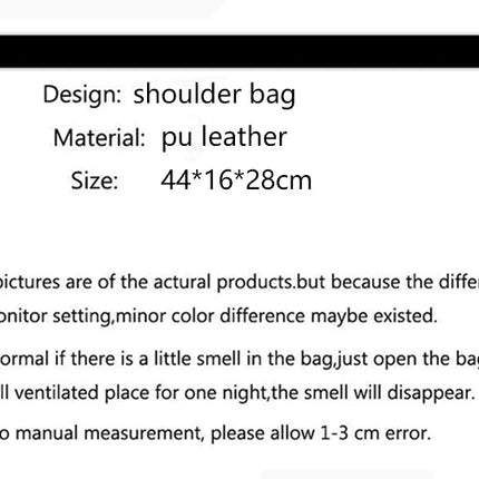 UrbanCarry PU Leather Tote Bag Large Capacity Women Shoulder Commuting Casual Handbag