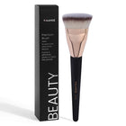 Velora Beauty Flat Head Foundation Brush with Box Powder Blush Concealer Makeup Tool