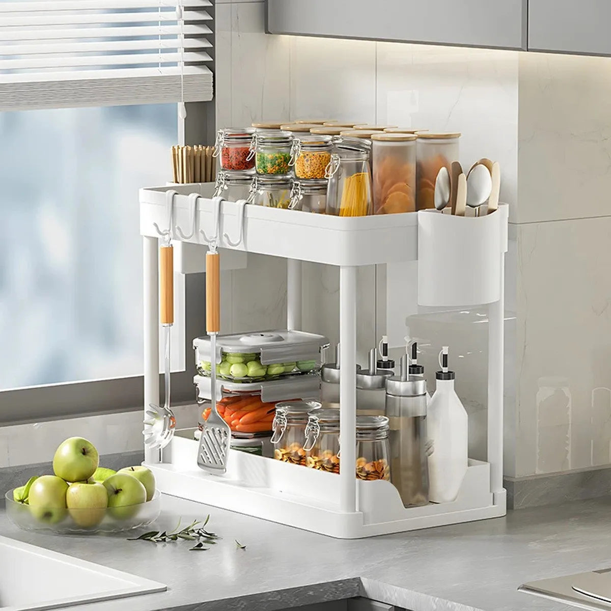 Multi-Functional Space Saver Storage Rack