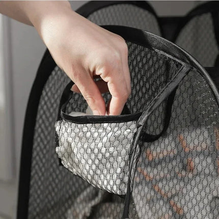 AirFold Laundry Basket Foldable Ventilated Large Capacity Portable Clothes Storage Bin
