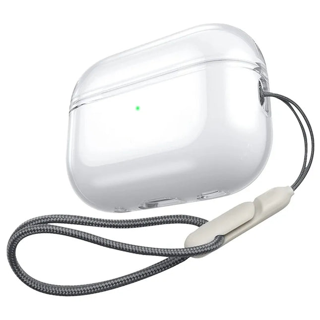 AirPods TPU Clear Case Anti Yellow Strap Cover AirPods Pro 2 3 1/2/3/4 Gen Transparent
