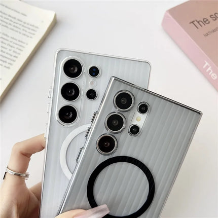 RidgeMatte Magnetic Case for Samsung Galaxy S25/S24/S23 Ultra Clear Shock Cover