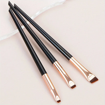 Precision 3-Piece Eyeliner & Eyebrow Makeup Brush Set